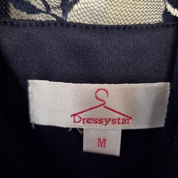 Blue Lace Dress - Picture 4 of 7